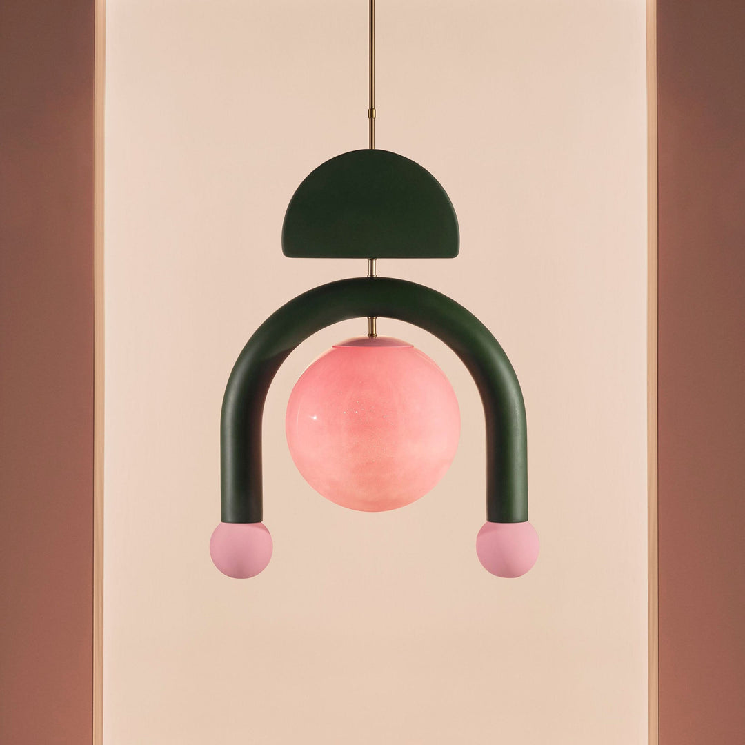Lampa wisząca Eirene ze szkła