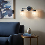 Load image into Gallery viewer, Tierlux Vertically Layered Colored Glass Wall Light for Living Room &amp; Hallway
