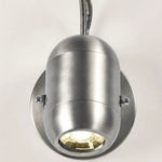 Cargar imagen en el visor de la Galería, Close view of the sand nickel lamp body and side screws