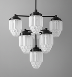 Load image into Gallery viewer, Tierlux Glass Multi-Tiered Glass Modern Pendant for Living &amp; Dining
