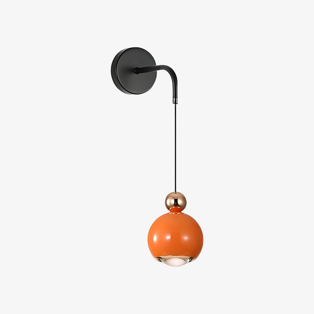 Glintap Nordic Globe Wall Mounted Light – Minimal Accent Lamp for Bedroom Interior