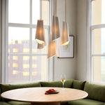 Load image into Gallery viewer, Orovia Ceramic Shade Chandelier – Iron Pendant Adjustable Height Design
