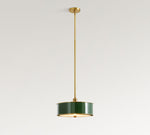Load image into Gallery viewer, Forvara Metal Drum Pendant Light - Farmhouse Style Kitchen Island Lighting
