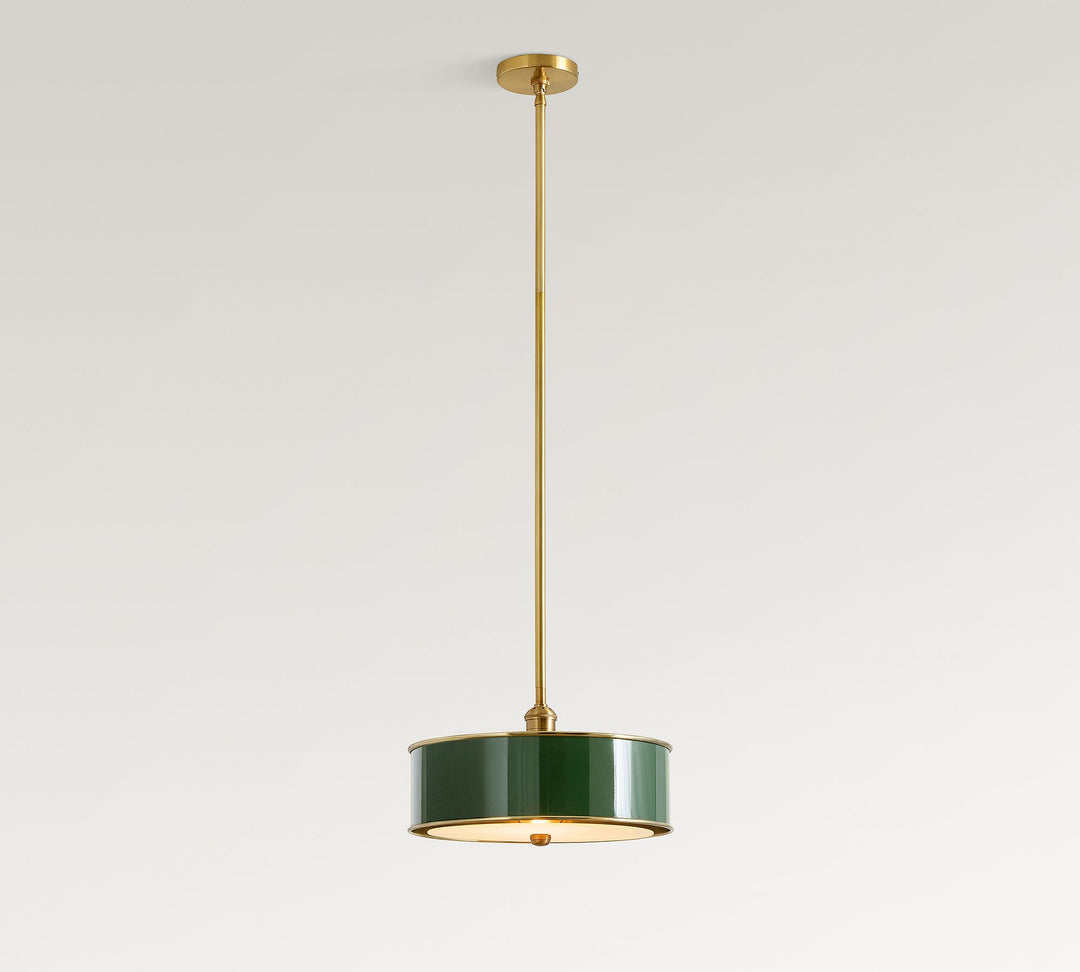 Forvara Metal Drum Pendant Light - Farmhouse Style Kitchen Island Lighting
