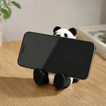 Bild in die Galerieansicht laden, Wooden animal phone stand scene view