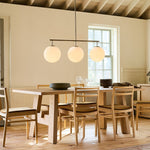 Load image into Gallery viewer, Ulvara Chandelie Linear Cluster Glass Globe Design - Contemporary Elegance
