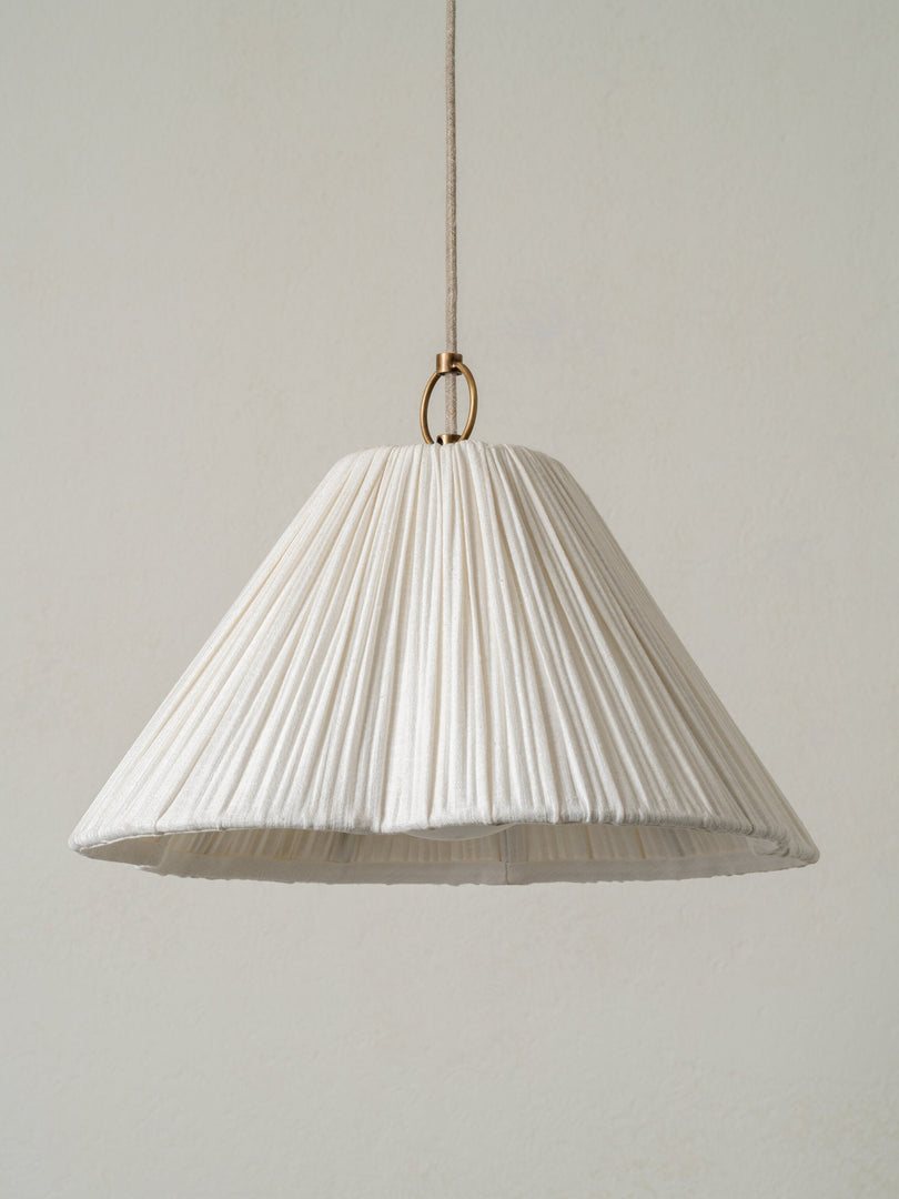 Nordlys Handcrafted Drum Linen Small Lampshade Pendant for Living room