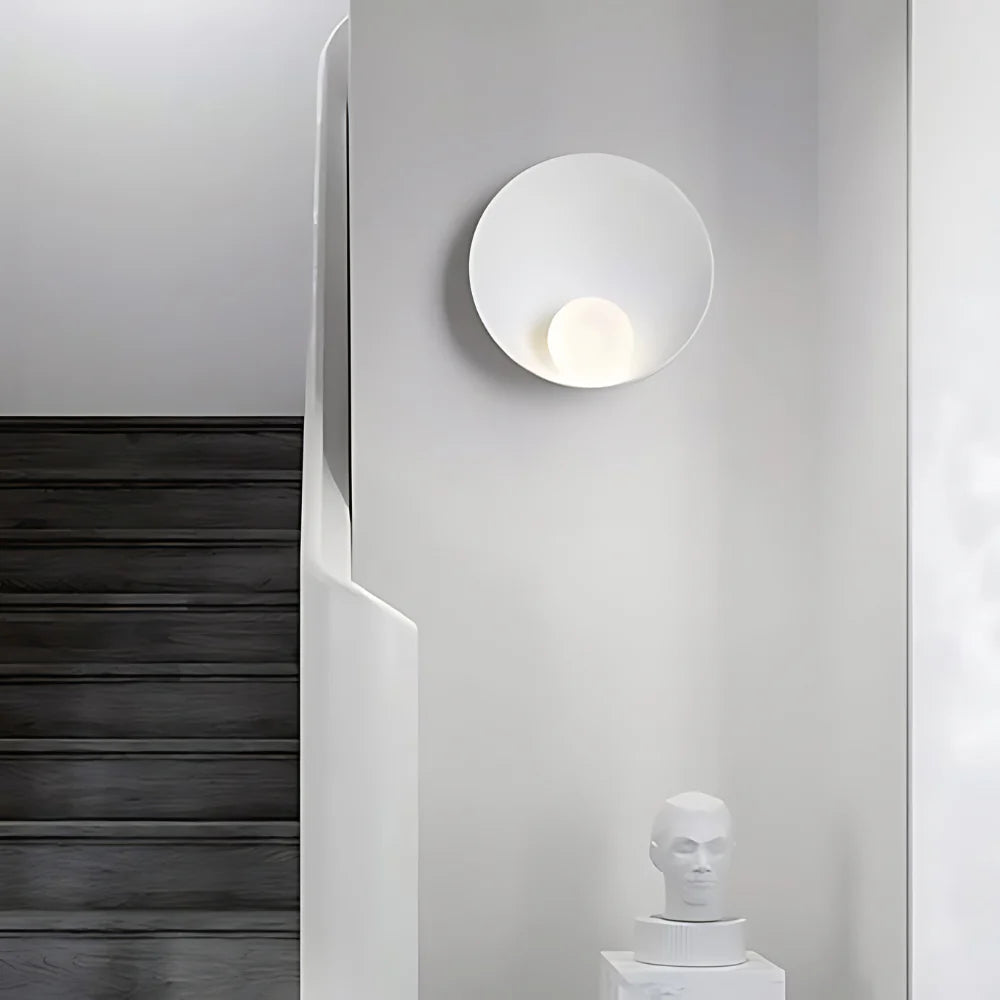 Lámpara de Pared Japandi Moderna de Resina y Metal Serenity
