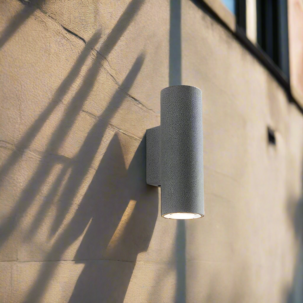 Lampada da parete minimalista in cemento per interni ed esterni Midnight Glow