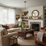 Load image into Gallery viewer, Bellina Radner Pendant Light – Colored Glass Shade with Brass Detail for Modern Spaces
