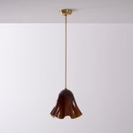 Load image into Gallery viewer, Bellina Artistic Glass Pendant Light - Modern Bloom Inspired Hanging Ceiling Lamp
