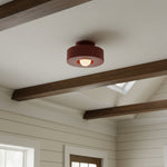 Cargar imagen en el visor de la Galería, Lámpara de Techo Redonda Nórdica Nordyra – Iluminación Moderna Minimalista para Espacios Habitables N57