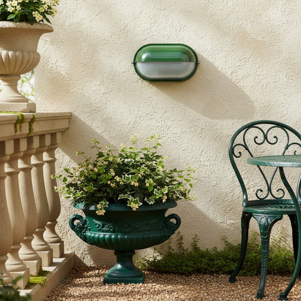 Docka Industrial Outdoor Wall Lamp – Retro Minimalist Wall Light for Garden and Entryway Use