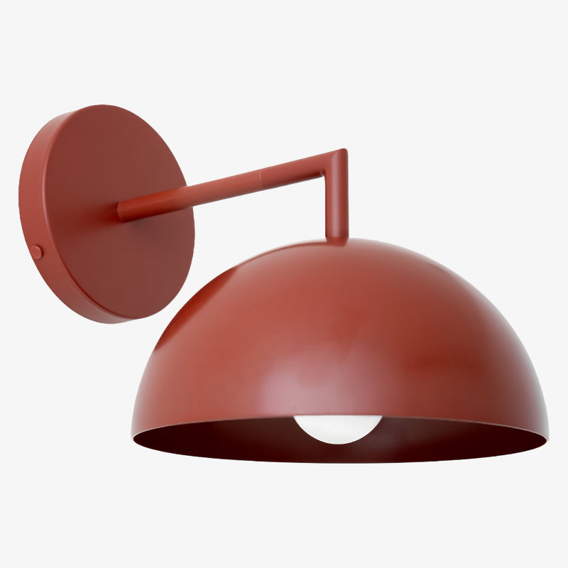 Metio Dome Wall Sconce – Contemporary Dome Shade Light for Hallway
