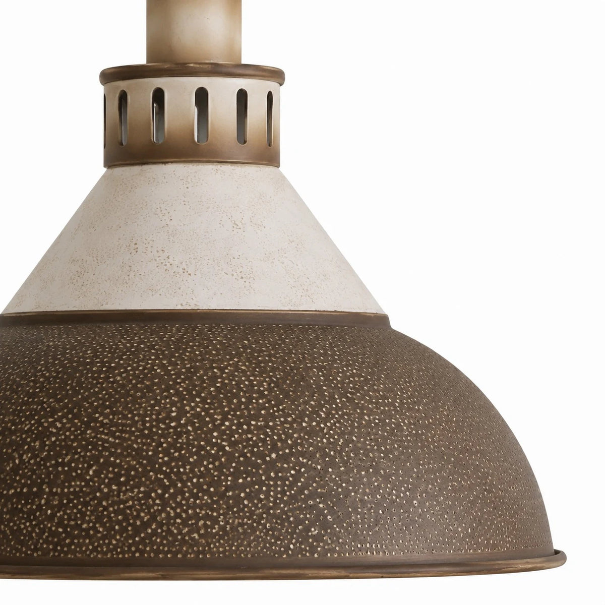 industrial dome pendant light scene and detail