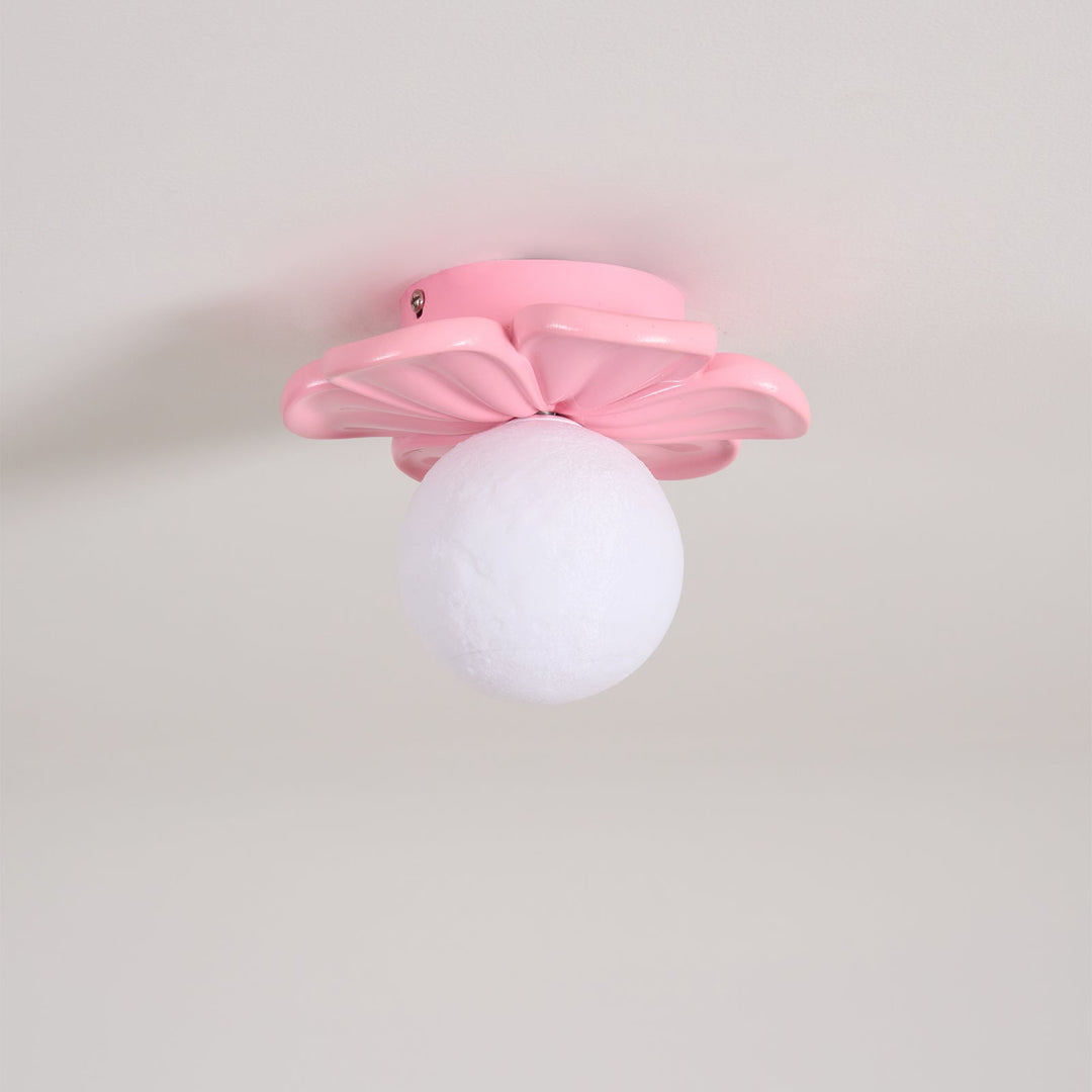 Cream Bloom Blumen Deckenlampe