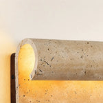 Cargar imagen en el visor de la Galería, Rounded travertine wall light detail