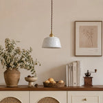 Load image into Gallery viewer, White ceramic pendant light