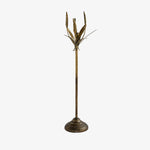 Afbeelding laden in galerijweergave, Vintage Brass Wheat Floor Candle Holder