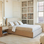 Load image into Gallery viewer, Diora Table &amp; Floor Lamps - Linen Shade Modern Linear Style Sophisticated Accent
