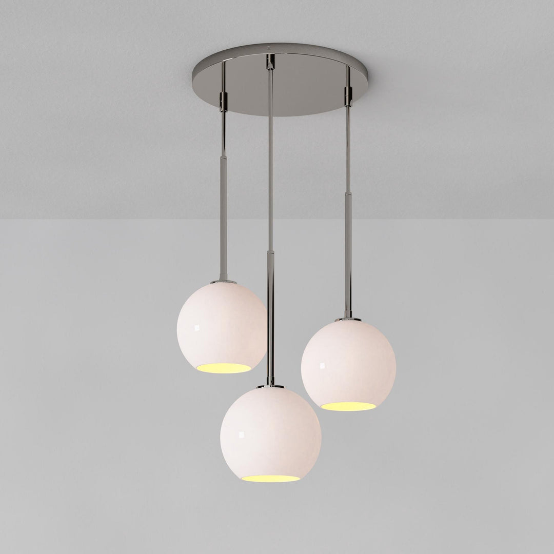 Selvion Minimalist Crystal Chandelier - Handcrafted Glass Sculptural Lighting Fixture