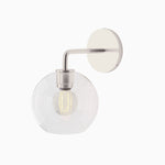 Load image into Gallery viewer, Selvion Artistic Globe Sconce Light - Handcrafted Glass Sculptural Wall Fixture
