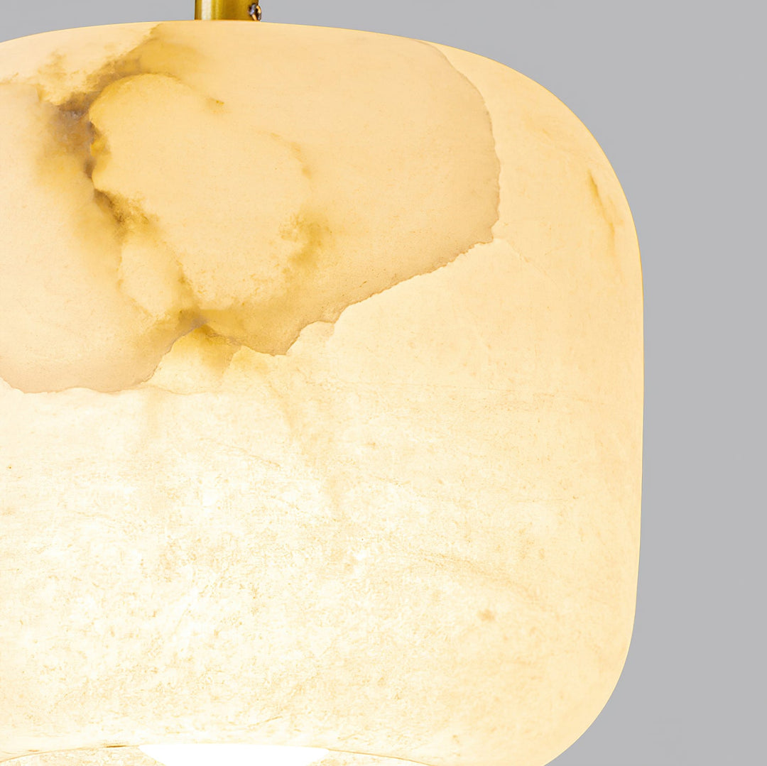 Lampa wisząca nocna z alabastru