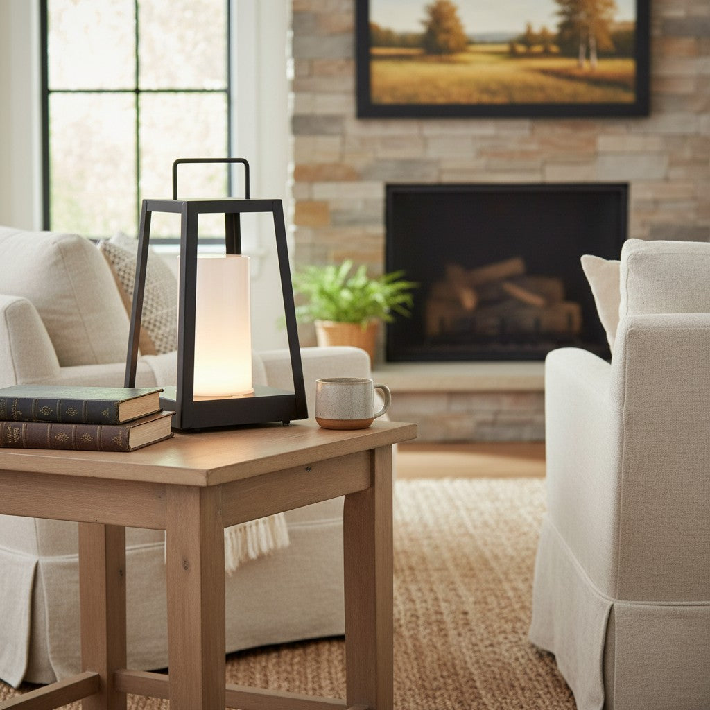 Ambulux Draagbare Buitenlamp - Compacte Lantaarn Esthetiek voor Kamperen of Dineren