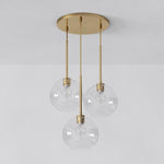 Load image into Gallery viewer, Selvion Minimalist Crystal Chandelier - Handcrafted Glass Sculptural Lighting Fixture
