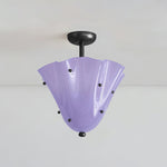 Load image into Gallery viewer, Bellina Decorative Glass Ceiling Light - Modern Sculptural Flush Mount

