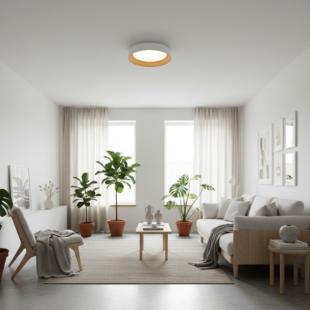 Lampada da soffitto minimalista Cedronis - Soluzione di illuminazione moderna per interni