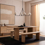 Load image into Gallery viewer, Diora Pendant Light -  Modern Metal Fixture with Linen Shades
