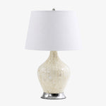 Load image into Gallery viewer, Beamira Natural Shell Mica Table Lamp – Handmade Crafted for Bedroom or Living Room