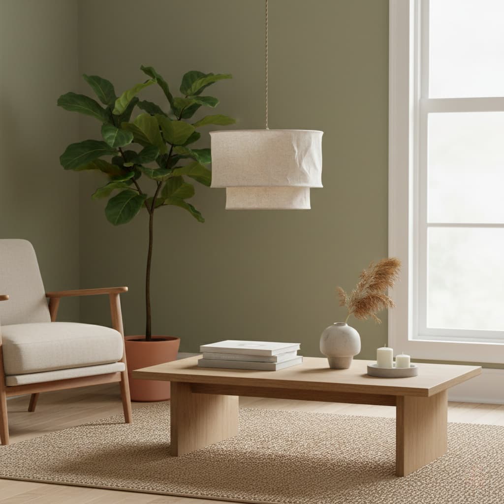 Aeroloom Organische Textuur Hanglamp - Zachte Gelaagde Stoffen Kap Moderne Decoratieve Verlichting voor Elke Kamer