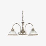 Charger l’image dans la visionneuse de la galerie, Suspension en verre côtelé TF Vintora – Finition métallique élégante pour cuisines, salles à manger et couloirs