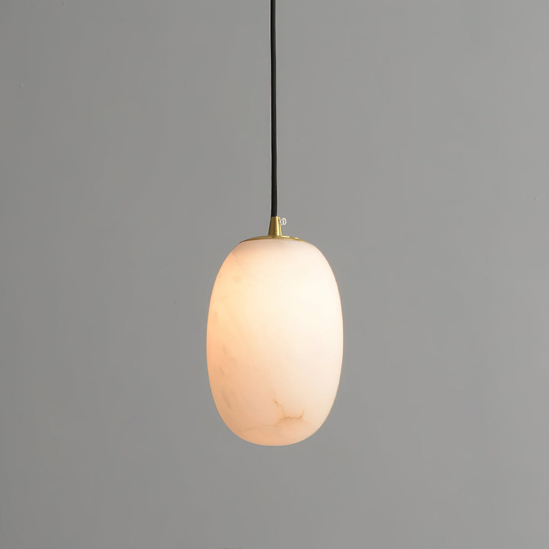 Lampa wisząca nocna z alabastru