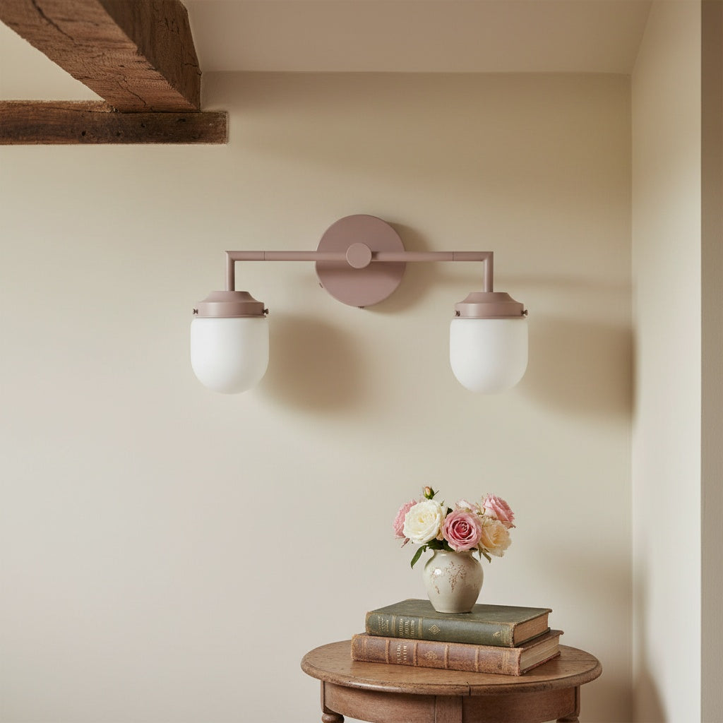 Opalume Globe Shade Modern Vanity Light for Bathroom & Dressing Room