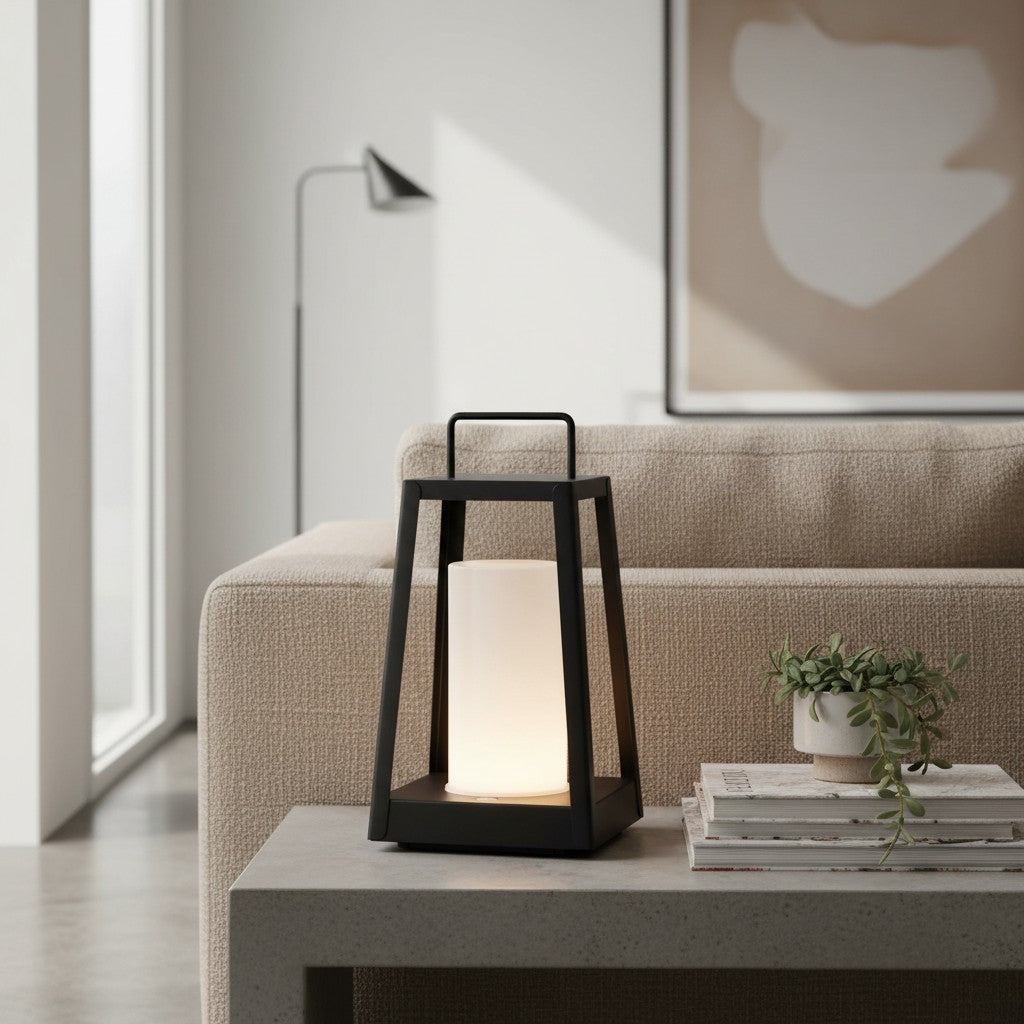 Ambulux Draagbare Buitenlamp - Compacte Lantaarn Esthetiek voor Kamperen of Dineren