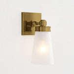 Load image into Gallery viewer, Derlina Wall Sconce Light - Zinc Alloy with Glass Shade in Modern Finishes
