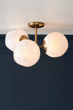 Afbeelding laden in galerijweergave, Pawrior Ball Inbouwlamp - Moderne glazen plafondlamp
