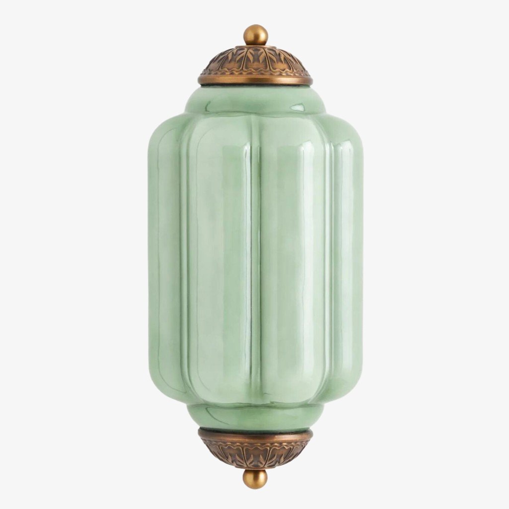 Eloise Brass Wall Sconce – Elegant Milk Glass Vintage Lighting