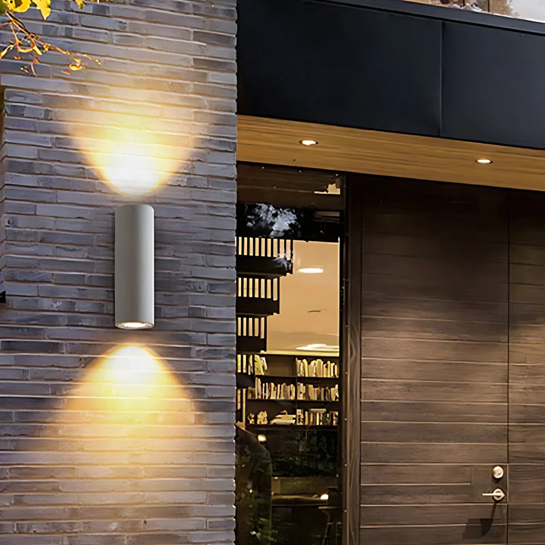Lampada da parete minimalista in cemento per interni ed esterni Midnight Glow