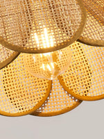 Bild in die Galerieansicht laden, Bloom Rattan Pendelleuchte