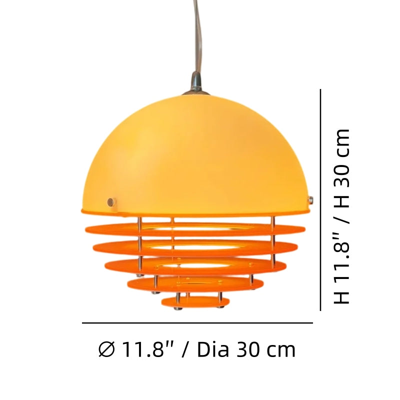 Sunset Hanglamp – Emotioneel Sfeerverlichting met Bauhaus Lampontwerp-AFTERGLOW S1