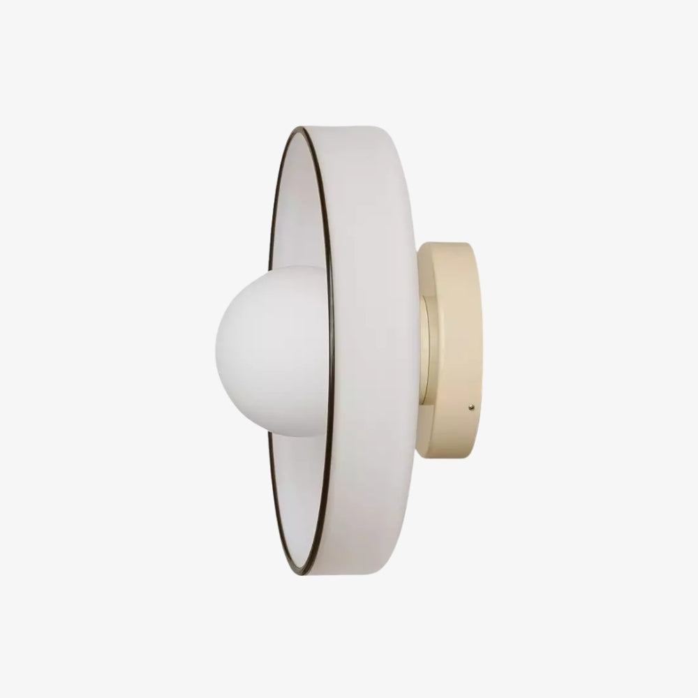 Lámpara de Pared y Techo Kalo - Aplique de Montaje Superficial con Disco de Vidrio Soplado