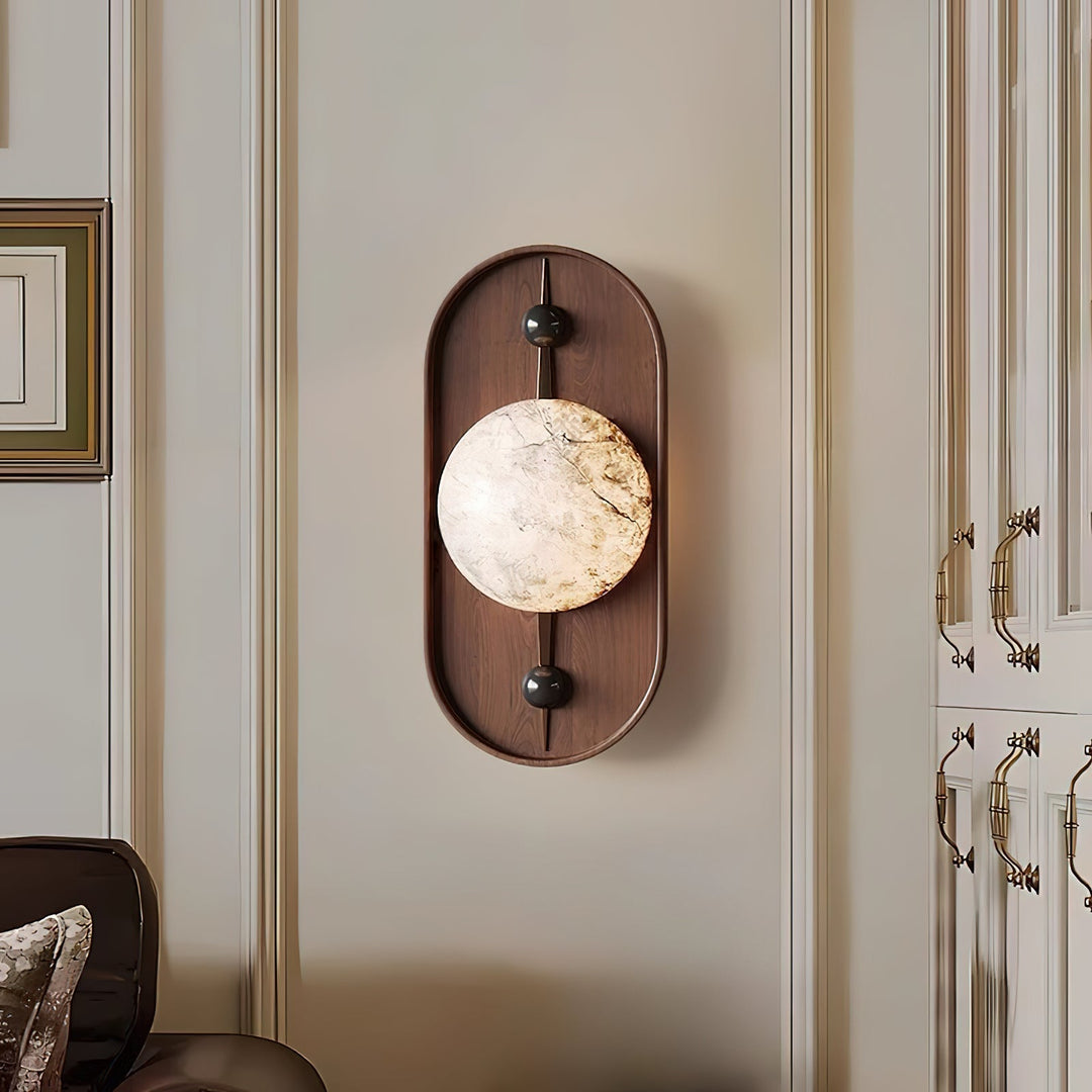 Applique murale Bezel en albâtre