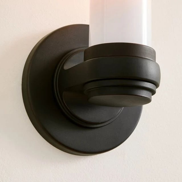 Roven Modern Wall Sconce Inspired with Glass Cylinder Shade - Versatile Accent For Living Room