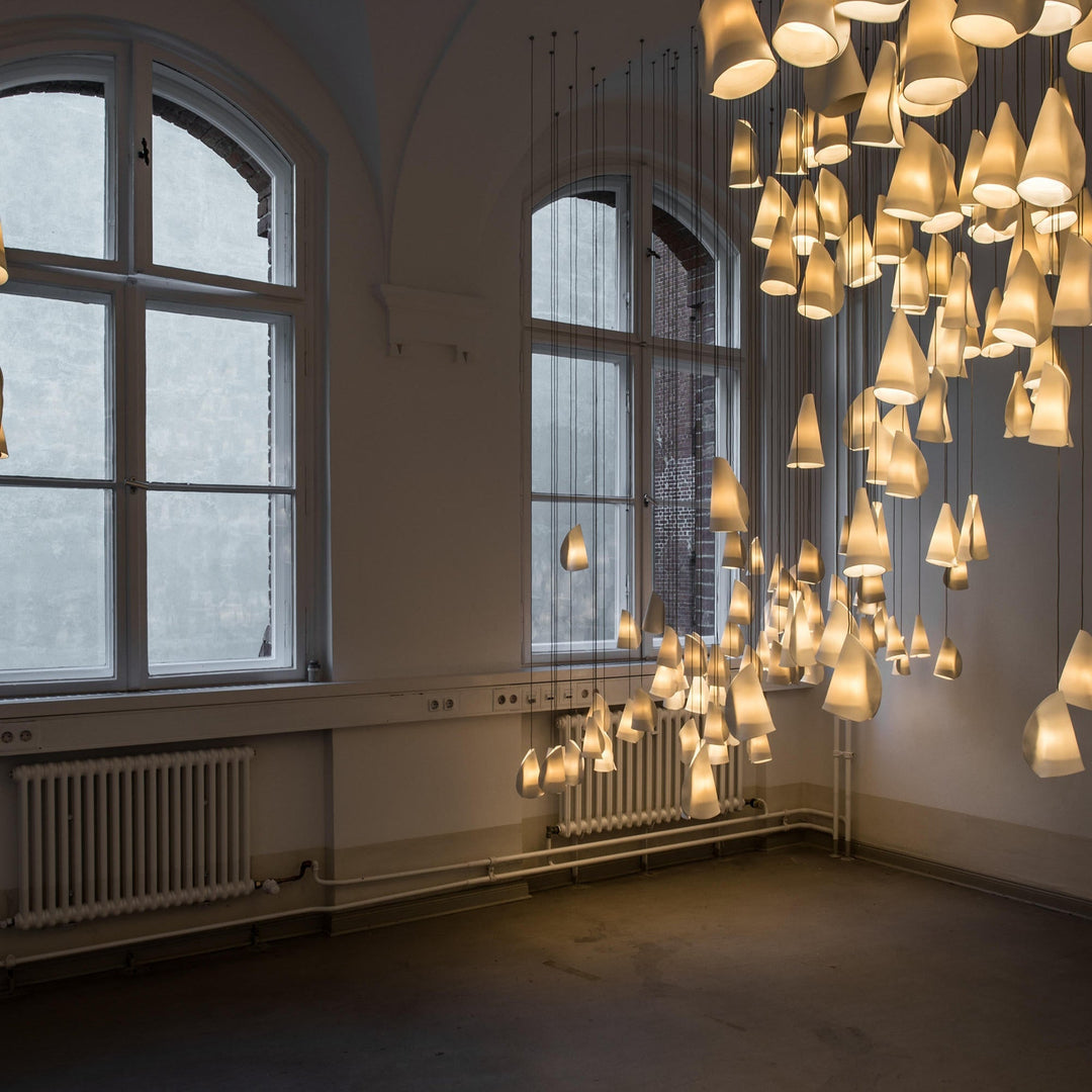 Lampada a sospensione scandinava Boki in porcellana