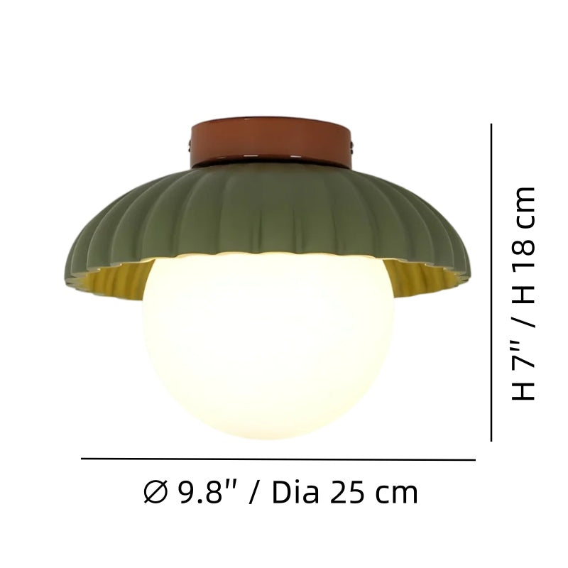 Crème Stijl Hars Alien Plafondlamp