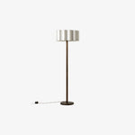 Load image into Gallery viewer, Cavilon Modern Floor Lamp - Slim Profile and Soft Shade Contemporary Metal Lighting for Bedroom